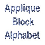 Machine embroidery designs applique block alphabet from Needle Passion Embroidery