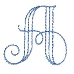 Margareta outline alphabet letters ABC machine embroidery design from http://www.needlepassioneembroidery.com
