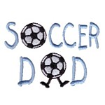 soccer dad lettering foorball machine embroidery design mom and dad mum needle passion embroidery npe
