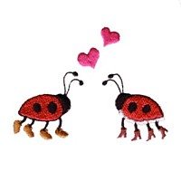 ladybug ladybirds in love machine embroidery design ladybird insect art pes hus dst needle passion embroidery npe