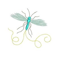 mosquito mossie stinging critter insect machine embroidery design swirl swirly trail swirls wings for variegated thread bug needle passion embroidery needlepassion npe bernina artista art pes hus jef dst designs