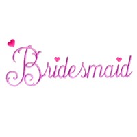 bridesmaid script lettering machine embroidery design wedding heart party art pes hus dst needle passion embroidery npe