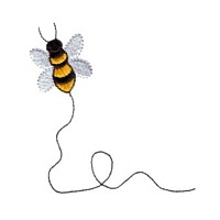 machine embroidery design fun bumble bee summer art pes hus dst needle passion embroidery npe