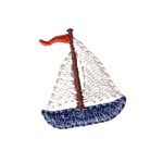 small sailing boat machine embroidery design baby toys kids children art pes hus dst