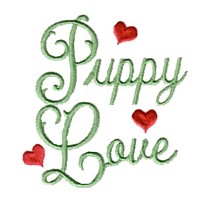 puppy love dog machine embroidery design pet doggy paws needle passion embroidery npe