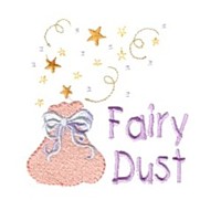 Fairy dust lettering text sack of fairy dust machine embroidery design fairy dust girls magic stuff confetti lettering design art pes hus dst needle passion embroidery npe