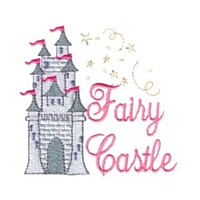 fairy castle lettering text building machine embroidery design fairy dust girls magic stuff confetti lettering design art pes hus dst needle passion embroidery npe