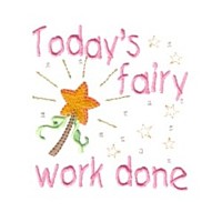 goosnight design today's fairy work done lettering text machine embroidery design fairy dust girls magic stuff confetti lettering design art pes hus dst needle passion embroidery npe