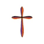 machine embroidery religious christian cross religion jesus god design art pes hus dst needle passion embroidery npe