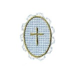 lace cross machine embroidery religious christian cross religion jesus god design art pes hus dst needle passion embroidery npe