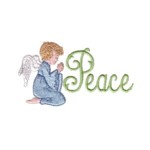 peace lettering angel machine embroidery religious christian cross religion jesus god design art pes hus dst needle passion embroidery npe