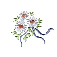 machine embroidery design daisies flower embroidery machine embroidery design npe , needle passion embroidery designs