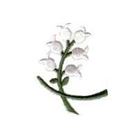machine embroidery design lily of the valley flower embroidery machine embroidery design npe, needle passion embroidery designs