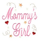 mommy's girl machine embroidery design girl girls rule diva girly queen crown confetti lettering text slogan art pes hus dst needle passion embroidery npe