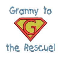 granny to the rescue lettering slogan saying text superhero super hero superman sign logo emblem stitchery machine embroidery design needle passion embroidery needlepassion npe bernina artista art pes hus jef dst designs free sample design with embroidery pack
