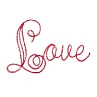 love outline script lettering heart valentine machine embroidery design darling by needle passion embroidery