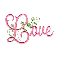 machine embroidery love script lettering text writing machine embroidery design with leaves scroll art pes hus jef dst needle passion embroidery npe needlepassion