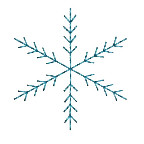Mini Snowflakes Machine Embroidery Christmas - Single Run Stitch Delicate  Designs - Instant Download