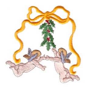machine embroidery cherubs christmas angels bow holly ornament embellishment machine embroidery design art pes hus jef dst exp needle passion embroidery