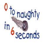 0 to naughty in 6 seconds with smoking tyre machine embroidery design from Needle Passion Emboidery npe