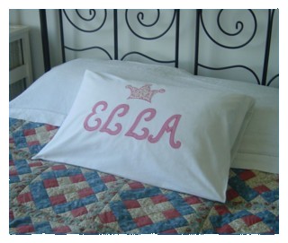 ella monogrammed pillow case with applique scrip letters from machine embroidery applique script letter alphabet in the hoop machine embroidery appliqué design embroidery module monogram monogramming art pes hus dst needle passion embroidery npe