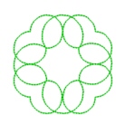 circles quilting in the embroidery hoop machine embroidery quilt pattern design