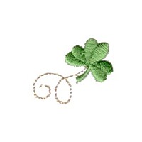 irish shamrock clover machine embroidery design st patrick st. patrick's day embroidery for monogram monogramming art pes hus dst needle passion embroidery npe