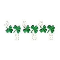 border irish shamrock clover machine embroidery design st patrick st. patricks day embroidery for monogram monogramming art pes hus dst needle passion embroidery npe