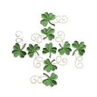 celtic shamrock cross Ireland Irish clover machine embroidery design st. patricks day embroidery for monogram monogramming art pes hus dst needle passion embroidery npe