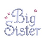 big sister machine embroidery bernina lettering text with hearts needle passion eembroidery NPE