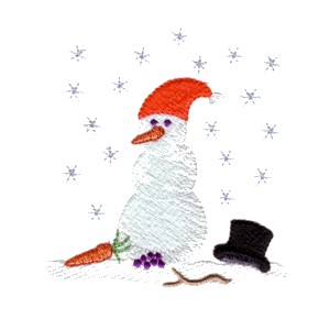 machine embroidery design snowman snow man assembly parts carrot top hat art pes hus jef dst exp needle passion embroidery