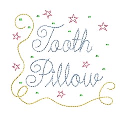 tooth pillow tooth fairy embroidery machine embroidery design needle passion embroidery npe