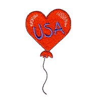 usa balloon heart shape machine embroidery design america usa patriotic red blue white stripes 4th july fourth of july independence day art pes hus dst needle passion embroidery npe